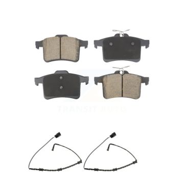 Rear Ceramic Disc Brake Pads And Wear Sensors Kit For Jaguar XJ XJR From VIN #V90866 KCW-101245
