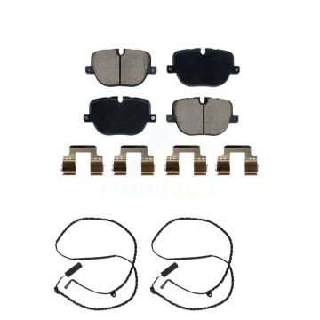 Rear Ceramic Disc Brake Pads And Wear Sensors Kit For Land Rover Range KCW-101249