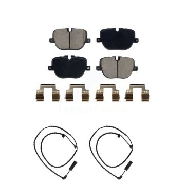 Rear Ceramic Disc Brake Pads And Wear Sensors Kit For Land Rover Range KCW-101250