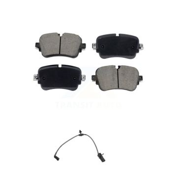 Rear Ceramic Disc Brake Pads And Wear Sensors Kit For Audi Q7 Q8 A8 Quattro KCW-101254