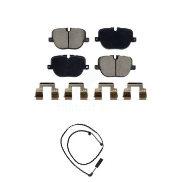 Rear Ceramic Disc Brake Pads And Wear Sensors Kit For Land Rover Range KCW-101266