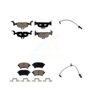 Front Rear Ceramic Brake Pad And Wear Sensor Kit For Audi A5 Sportback A4 Quattro allroad KCW-101283