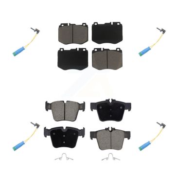 Front Rear Ceramic Disc Brake Pads And Wear Sensors Kit For Mercedes-Benz GLC300 KCW-101333