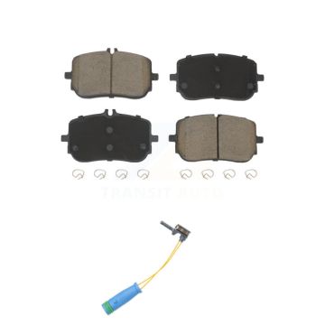 Front Ceramic Disc Brake Pads And Wear Sensors Kit For Mercedes-Benz A220 CLA250 KCW-101381