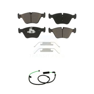 Front Ceramic Disc Brake Pads And Wear Sensors Kit For BMW X3 3.0L KCW-101383