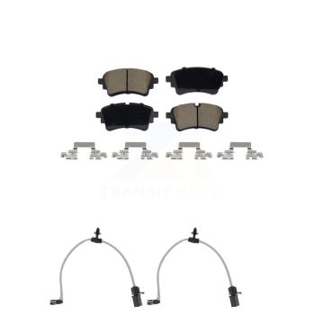 Rear Ceramic Disc Brake Pads Wear Sensor Kit For Audi Q5 Sportback SQ5 PHEV A6 Quattro A7 KCW-101417
