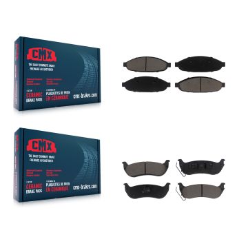Front Rear Ceramic Brake Pads Kit For 2004-2008 Chrysler Pacifica KCX-100006