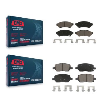 Front Rear Ceramic Brake Pad Kit For Pontiac Montana Chevrolet Uplander Buick Terraza VPG KCX-100015