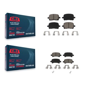 Front Rear Ceramic Brake Pads Kit For Toyota Camry Solara Avalon KCX-100022