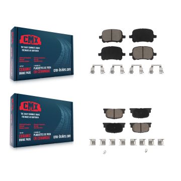 Front Rear Ceramic Brake Pads Kit For Toyota Camry Lexus ES300 KCX-100023