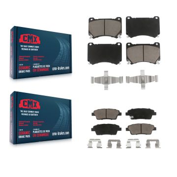 Front Rear Ceramic Brake Pads Kit For Hyundai Genesis KCX-100038