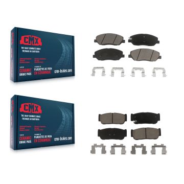 Front Rear Ceramic Brake Pads Kit For Hyundai Entourage Kia Sedona To 04/27/06 KCX-100039