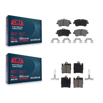 Front Rear Ceramic Brake Pads Kit For Mercedes-Benz C280 C240 CLK350 CLK320 C320 C350 KCX-100046