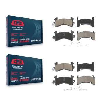 Front Rear Ceramic Brake Pads Kit For Chevrolet Camaro Pontiac Firebird Cadillac Eldorado KCX-100056