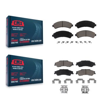 Front Rear Ceramic Brake Pads Kit For Chevrolet GMC Blazer Jimmy S10 Sonoma Isuzu Hombre KCX-100058