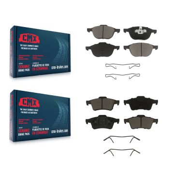 Front Rear Ceramic Brake Pads Kit For Mazda 3 5 KCX-100087