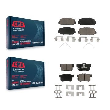 Front Rear Ceramic Brake Pads Kit For 2013-2018 Acura RDX KCX-100131