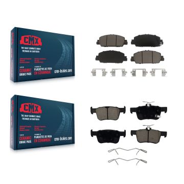 Front Rear Ceramic Brake Pads Kit For Honda Accord KCX-100160