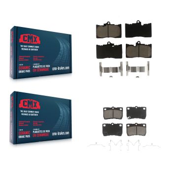 Front Rear Ceramic Brake Pads Kit For Lexus IS350 GS350 GS450h GS430 GS460 KCX-100162
