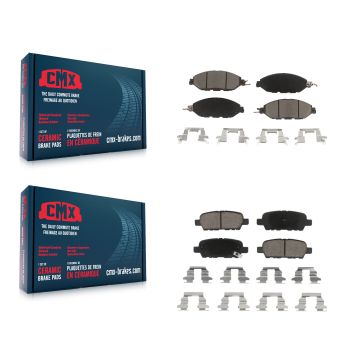 Front Rear Ceramic Brake Pads Kit For Nissan Murano Pathfinder INFINITI QX60 JX35 KCX-100178
