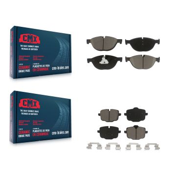 Front Rear Ceramic Brake Pads Kit For BMW 550i xDrive 650i Gran Coupe KCX-100185