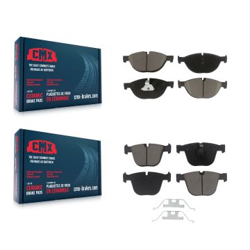 Front Rear Ceramic Brake Pads Kit For BMW 750i xDrive 750Li 535i GT 550i 740Li Alpina B7L KCX-100186