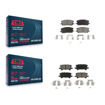 Front Rear Ceramic Brake Pads Kit For Lexus RX350 RX330 Toyota Highlander RX400h KCX-100196