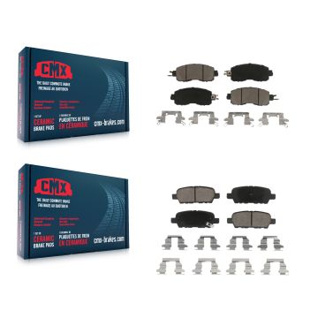Front Rear Ceramic Brake Pads Kit For Nissan Altima LEAF KCX-100210