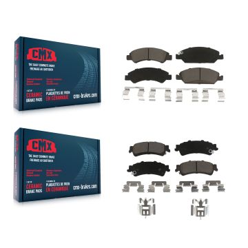 Front Rear Ceramic Brake Pads Kit For Chevrolet GMC Silverado 1500 Sierra Classic KCX-100220