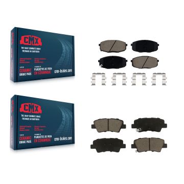 Front Rear Ceramic Brake Pads Kit For Kia Hyundai Kona Forte Soul Elantra GT Forte5 KCX-100248