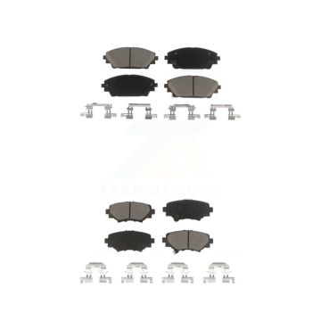 Front Rear Ceramic Brake Pads Kit For Mazda 3 Sport KCX-100253
