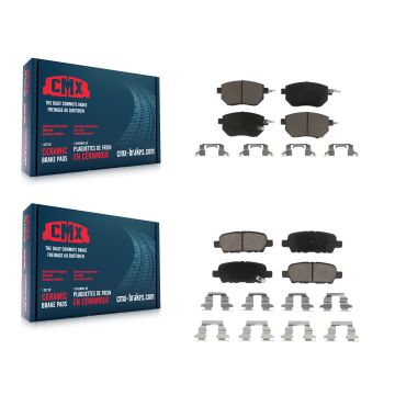 Front Rear Ceramic Brake Pads Kit For Nissan Murano Altima Maxima INFINITI FX35 FX45 KCX-100254