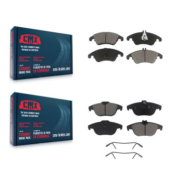 Front Rear Ceramic Brake Pads Kit For Mercedes-Benz C300 E350 C350 E550 E400 C250 KCX-100265