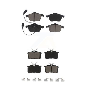 Front Rear Ceramic Brake Pads Kit For Volkswagen Passat Audi A4 Quattro A6 S6 KCX-100276