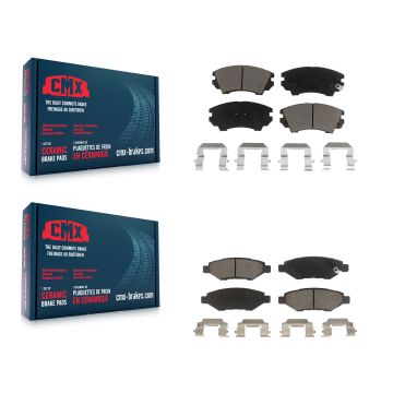 Front Rear Ceramic Brake Pads Kit For 2010-2015 Chevrolet Camaro LT LS KCX-100299
