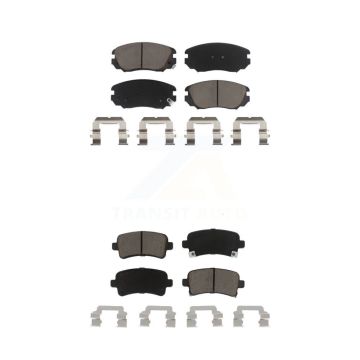 Front Rear Ceramic Brake Pad Kit For Chevrolet Buick Malibu Impala LaCrosse Regal Limited KCX-100302