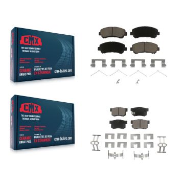 Front Rear Ceramic Brake Pads Kit For 2010-2013 Suzuki Kizashi KCX-100320