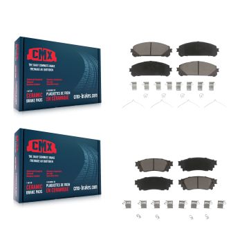 Front Rear Ceramic Brake Pads Kit For Lexus Toyota Camry NX300 NX200t NX300h Avalon KCX-100329