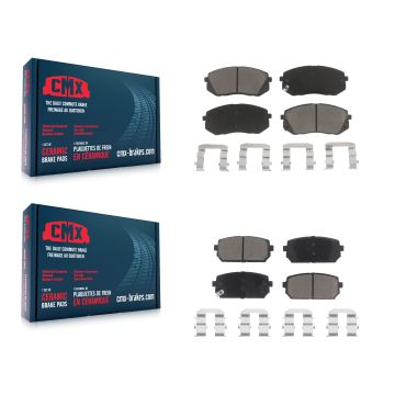 Front Rear Ceramic Brake Pads Kit For 2007-2012 Kia Rondo KCX-100332