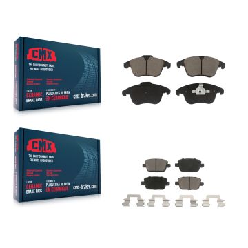 Front Rear Ceramic Brake Pads Kit For Land Rover LR2 Volvo S80 KCX-100362
