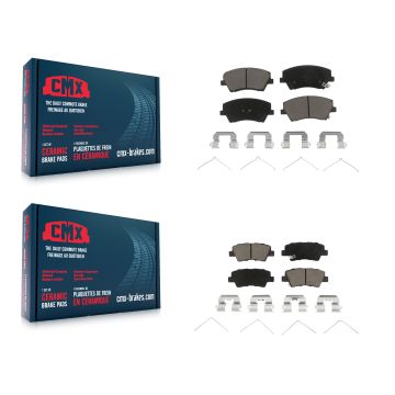 Front Rear Ceramic Brake Pads Kit For Hyundai Elantra Kia Niro Ioniq KCX-100367