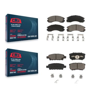 Front Rear Ceramic Brake Pads Kit For 2005-2006 Mitsubishi Outlander KCX-100370