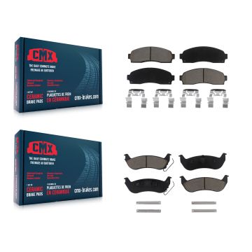 Front Rear Ceramic Brake Pads Kit For Ford Ranger Mazda B2300 B4000 KCX-100379