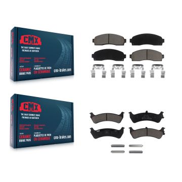 Front Rear Ceramic Brake Pads Kit For 2001 Ford Explorer Sport KCX-100380