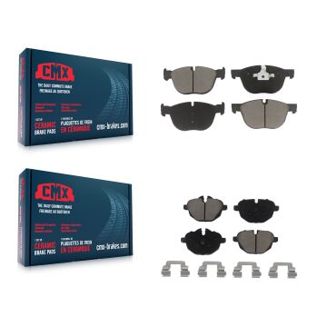 Front Rear Ceramic Brake Pads Kit For 2017 BMW X4 M40i KCX-100395