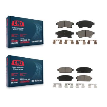 Front Rear Ceramic Brake Pads Kit For Chevrolet Cruze Sonic Limited Buick Verano KCX-100409