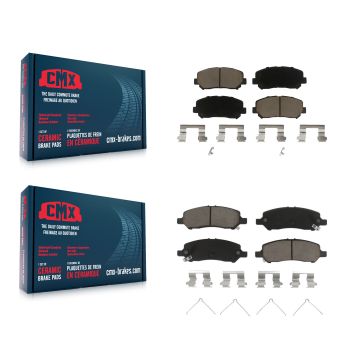 Front Rear Ceramic Brake Pads Kit For 2013-2016 Dodge Dart KCX-100436
