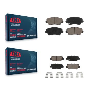 Front Rear Ceramic Brake Pads Kit For Kia Forte Hyundai Elantra GT Forte5 Koup KCX-100441
