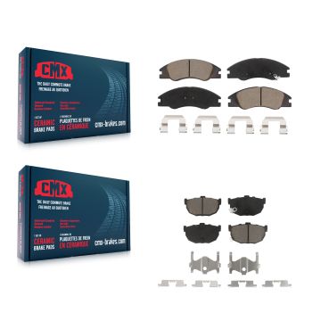 Front Rear Ceramic Brake Pads Kit For Kia Spectra Spectra5 KCX-100445