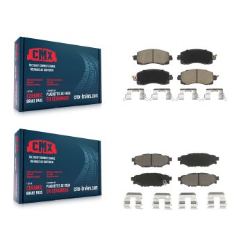 Front Rear Ceramic Brake Pads Kit For Subaru Crosstrek Impreza KCX-100452